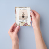 アーバンシックなミニマルな写真の日付を保存する予算 チラシ (手)