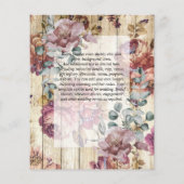 アーバンシックなミニマルな写真の日付を保存する予算 チラシ (裏面)