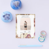 アーバンシックなミニマルな写真の日付を保存する予算 チラシ (シングル)