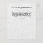 アーバンシックなミニマルな写真の日付を保存する予算 チラシ (裏面)