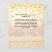 アーバンシックなミニマルな写真の日付を保存する予算 チラシ (裏面)