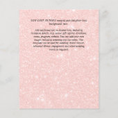 アーバンシックなミニマルな写真の日付を保存する予算 チラシ (裏面)