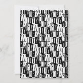 アーバンシックニューヨークシティ40th誕生日パーティー 招待状 (裏面)