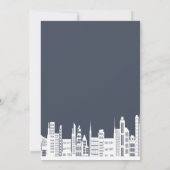 アーバンシティの結婚式招待状 招待状 (裏面)