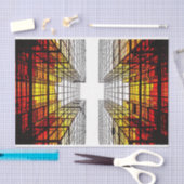 アーバンシティの美しい超高層ビル 薄葉紙 (クラフト)