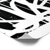 アーバンシティグラフィティアートドリップクール通りアート ポスター (角)