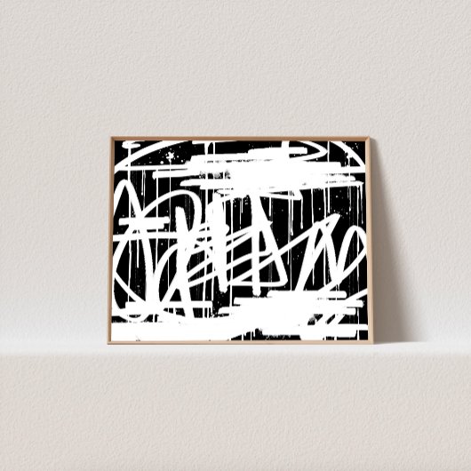 アーバンシティグラフィティアートドリップクール通りアート ポスター