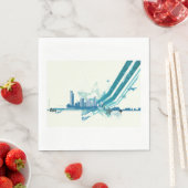 アーバンシティスケープ紙ナプキンス スタンダードランチョンナプキン (インサイチュ)