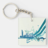 アーバンシティスケープKeychain キーホルダー (正面)