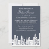 アーバンシティベイビーシャワー招待状 招待状 (正面)
