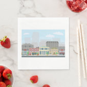 アーバンシティ紙ナプキンス スタンダードランチョンナプキン (インサイチュ)