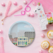 アーバンシティ紙プレート ペーパープレート (パーティー)