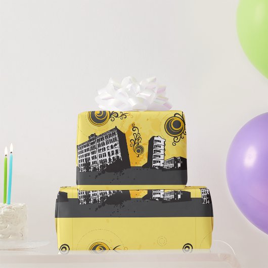 アーバンシーンラッピング紙 ラッピングペーパー