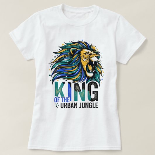アーバンジャングルの王様 Tシャツ (デザイン正面)