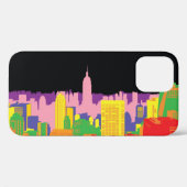 アーバンスカイライン:ナイトレインボーデコール。 Case-Mate iPhoneケース (裏面 (横))