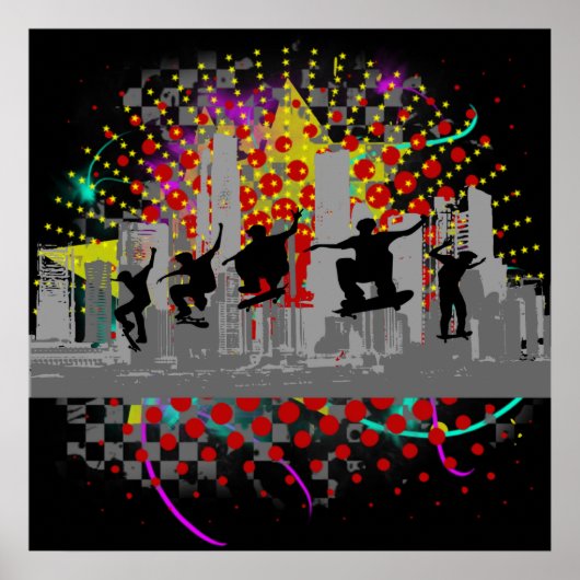 アーバンスケートボード ポスター (正面)