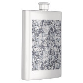 アーバンスタイルシルバーグレーデジタルカモフラージュ フラスク (右)