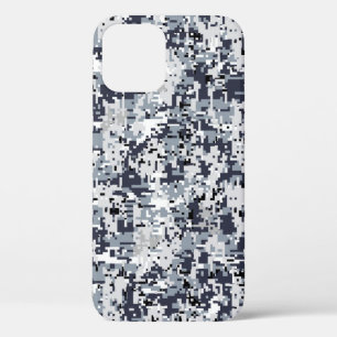 アーバンスタイルシルバーデジタルカモフラージュデコール iPhone 12ケース