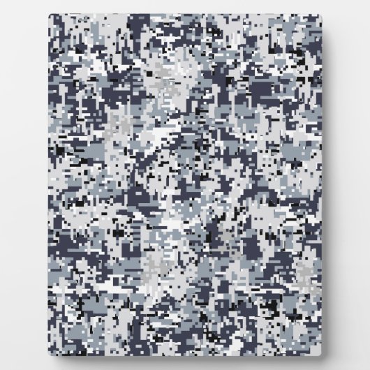 アーバンスタイルシルバーデジタルカモフラージュ フォトプラーク (正面)