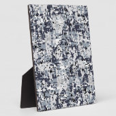 アーバンスタイルシルバーデジタルカモフラージュ フォトプラーク (側面)