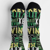 アーバンスタイルタイポグラフィ動揺してモダンフォント ソックス (上部)