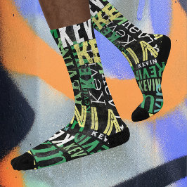 アーバンスタイルタイポグラフィ動揺してモダンフォント ソックス