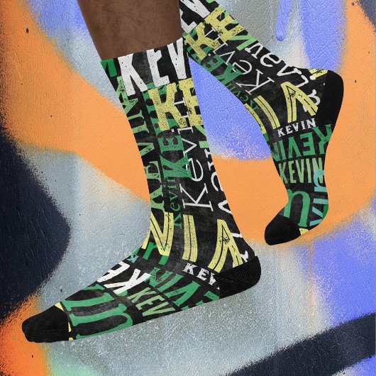 アーバンスタイルタイポグラフィ動揺してモダンフォント ソックス