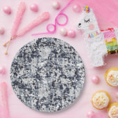 アーバンスタイルデジタルカモフラージデコール ペーパープレート (パーティー)