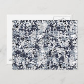 アーバンスタイルデジタルカモフラージュ装飾 ポストカード (正面/裏面)