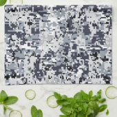 アーバンスタイルデジタルカモフラージュ キッチンタオル (折り畳み)