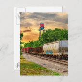 アーバンスチームパンクサンセットポストカード ポストカード (正面/裏面)