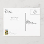 アーバンスチームパンクサンセットポストカード ポストカード (裏面)