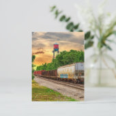 アーバンスチームパンクサンセットポストカード ポストカード (スタンド正面)