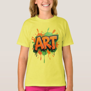 アーバンスプラッシュアートグラフィティパルスボールドストリートエクスプレス Tシャツ
