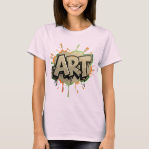 アーバンスプラッシュアートグラフィティパルスボールドストリートエクスプレス Tシャツ