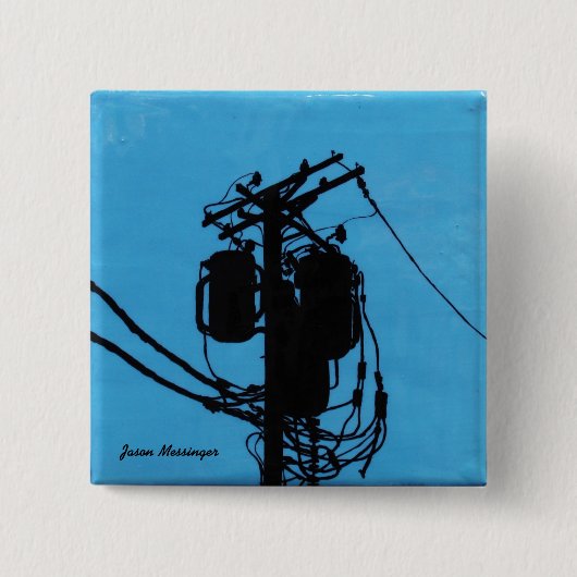 アーバンセンチネルスクエアボタン 缶バッジ (正面)