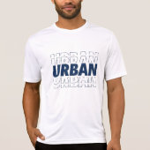 アーバンタイポグラフィストリートウェアTシャツ Tシャツ (正面)
