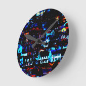 アーバンタウン ラウンド壁時計 (傾斜)