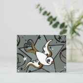 アーバンタトゥースワローバードデザイン ポストカード (スタンド正面)