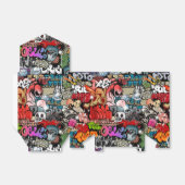 アーバンダイナミック通りアートグラフィティアートパターン フェイバーボックス (折り畳みなし)