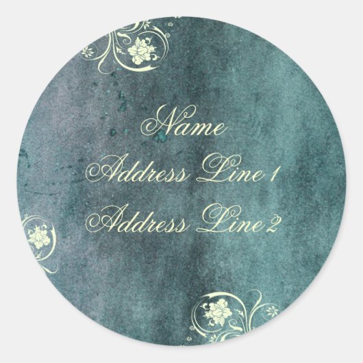 アーバンデカンブルー住所 シール (正面)