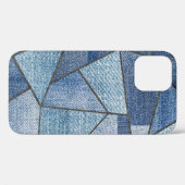 アーバンデニム動揺して:パッチワークデザイン Case-Mate iPhoneケース (裏面 (横))