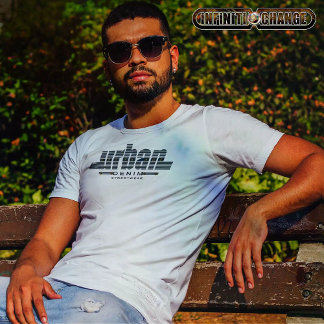 アーバンデニム |デニムタイポグラフィ |アプリケーション効果 | Tシャツ