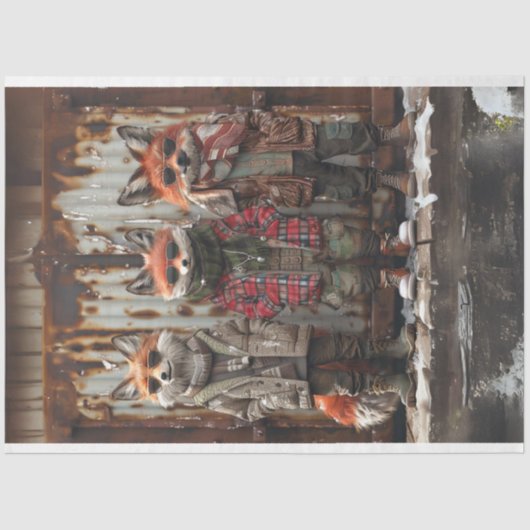 アーバントリオフォックスブラザフードデクページ 薄葉紙 (正面)