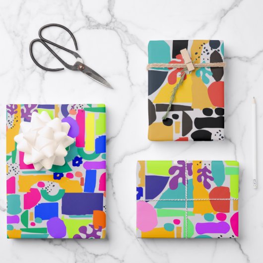 アーバントロピカルラッピング紙 ラッピングペーパーシート (正面)