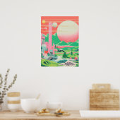 アーバントワイライトドリームスケープ ポスター (キッチン)