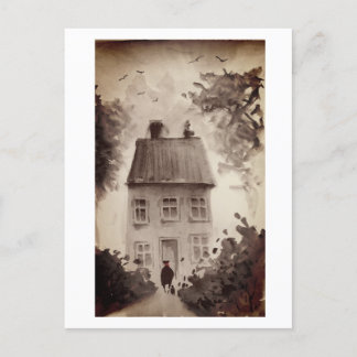 アーバンドウェラーズウォーターカラーアートポストカード ポストカード