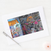 アーバンドストリートアートグラフィティ 長方形シール (封筒)