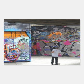 アーバンドストリートアートグラフィティ 長方形シール