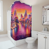 『アーバンドーン:サンアントニオ・リバーウォーク』 シャワーカーテン (インサイチュ)